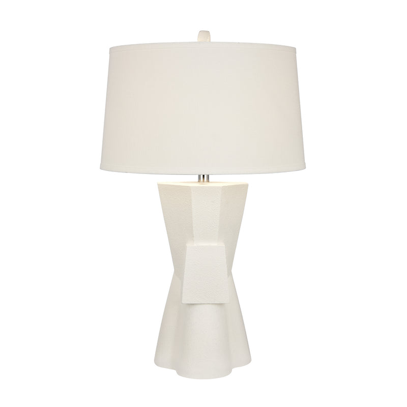 ELK Home H0019-9544 Table Lamp, Dry White Finish-LightingWellCo