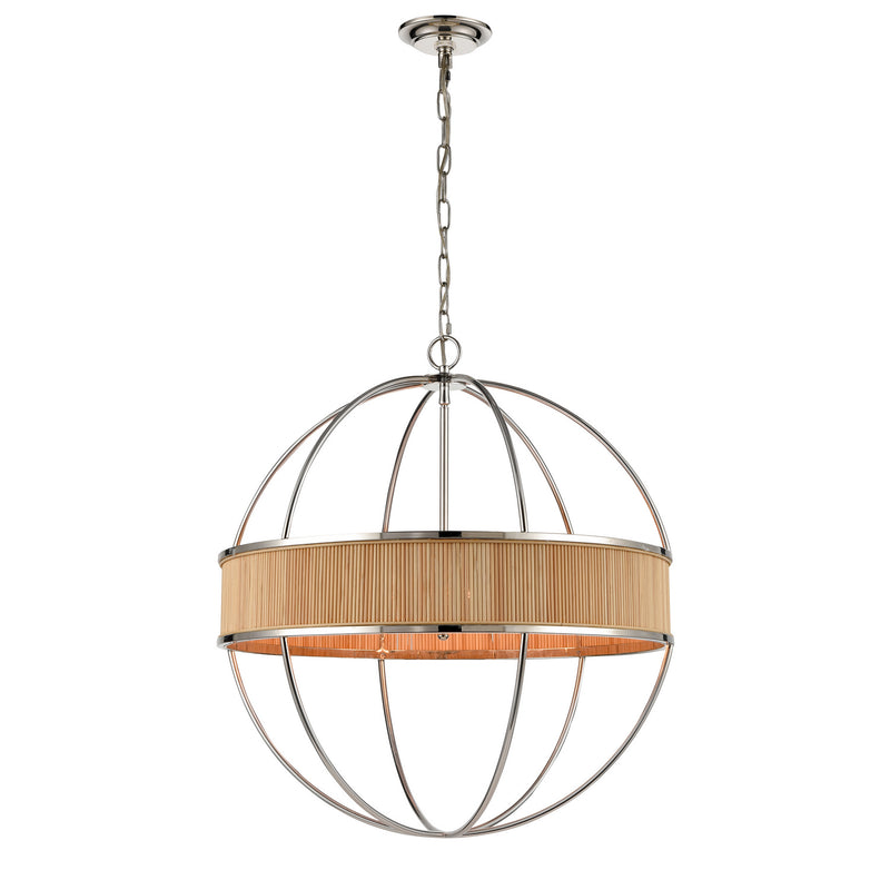 ELK Home H0019-9551 Six Light Pendant, Polished Nickel Finish-LightingWellCo