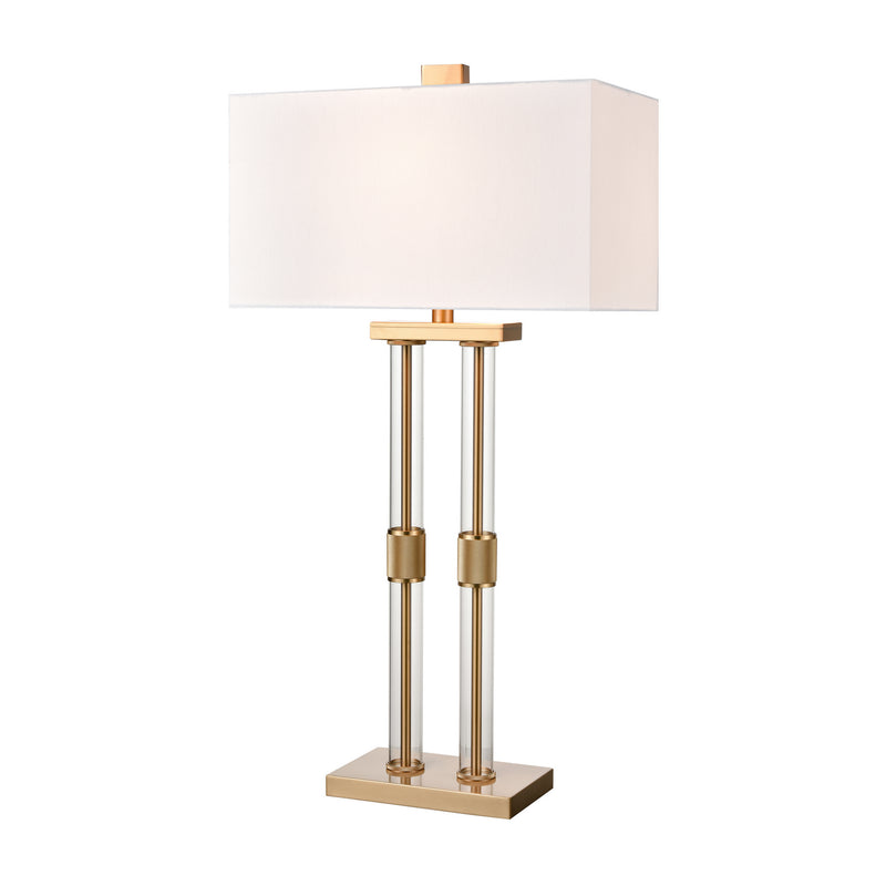 ELK Home H0019-9567 One Light Table Lamp, Aged Brass Finish-LightingWellCo