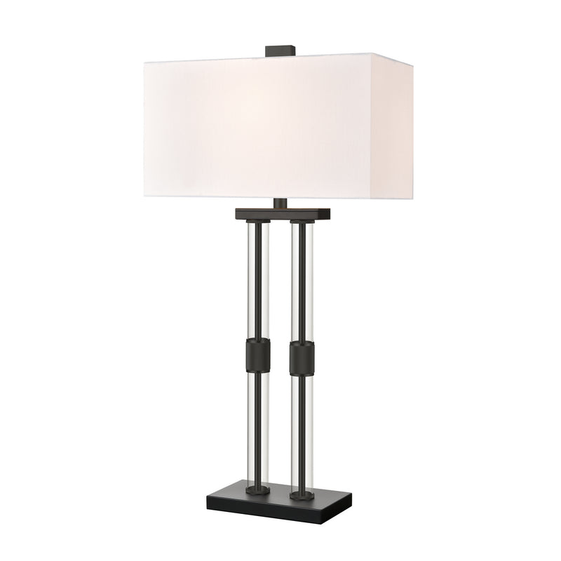 ELK Home H0019-9568 One Light Table Lamp, Matte Black Finish-LightingWellCo
