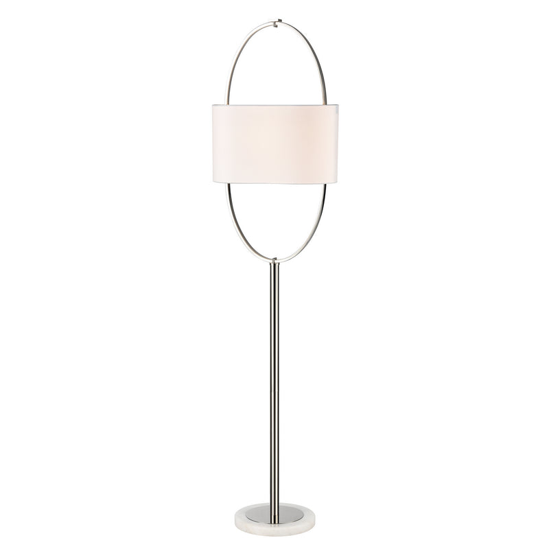 ELK Home H0019-9572 One Light Floor Lamp, Polished Nickel Finish-LightingWellCo