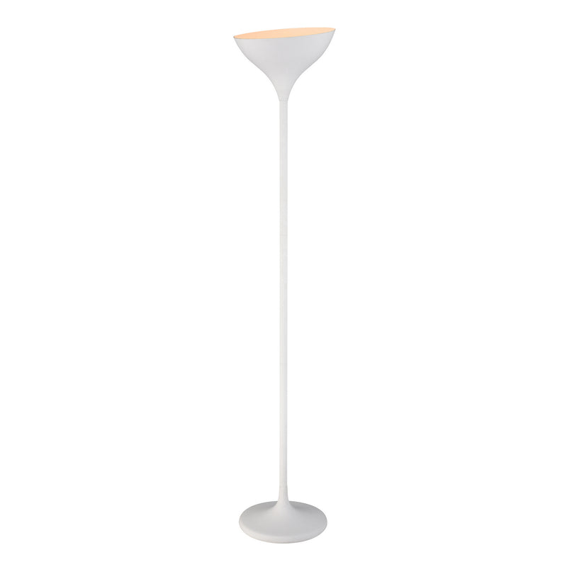 ELK Home H0019-9582 One Light Floor Lamp, Dry White Finish-LightingWellCo