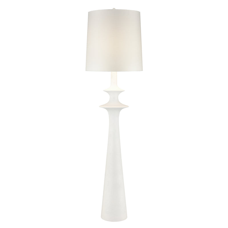 ELK Home H0019-9482 One Light Floor Lamp, Dry White Finish-LightingWellCo
