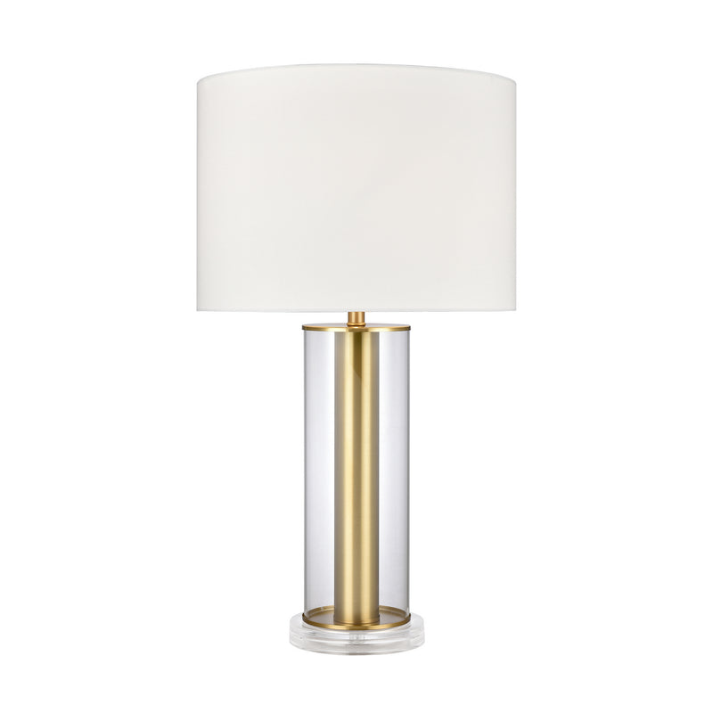 ELK Home H0019-9507 One Light Table Lamp, Clear Finish-LightingWellCo