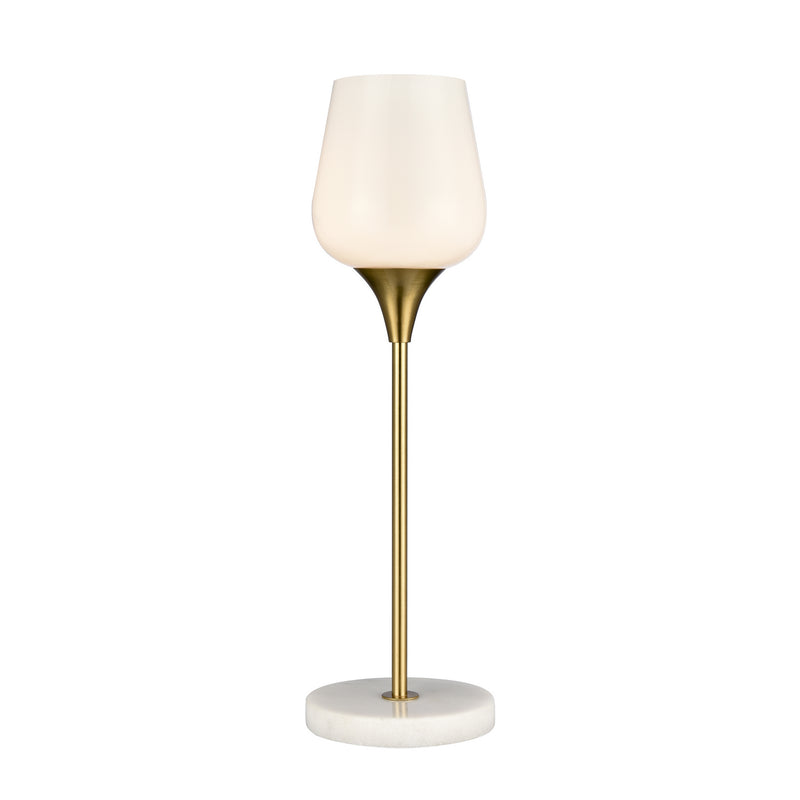 ELK Home H0019-9510 One Light Table Lamp, Satin Gold Finish-LightingWellCo