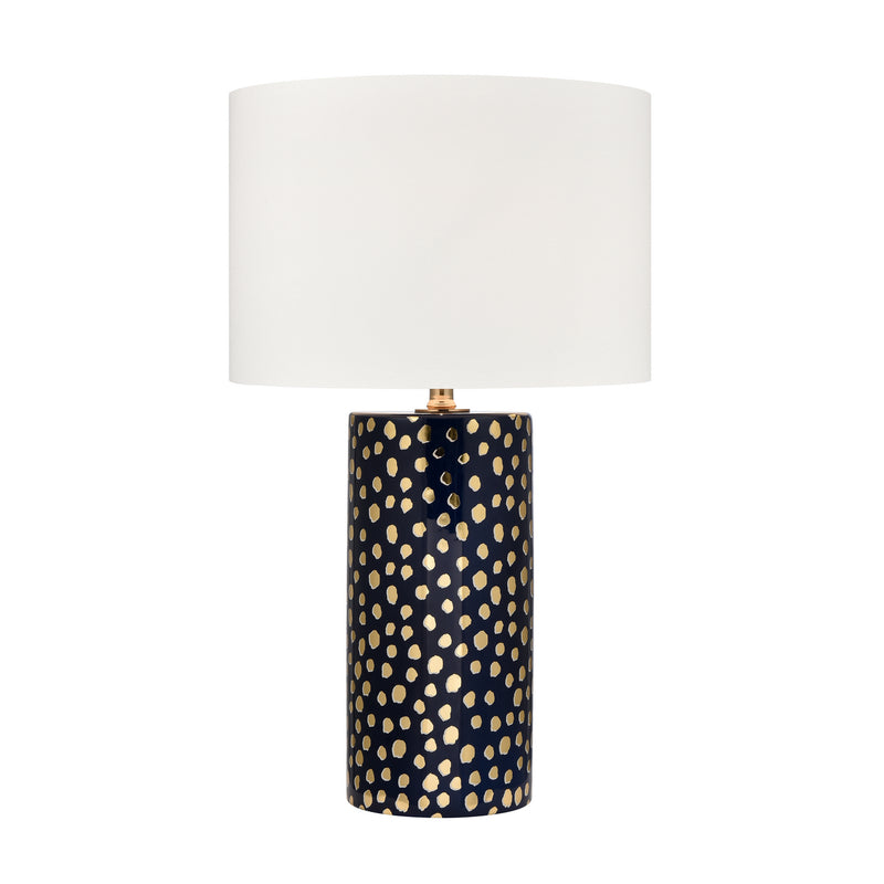 ELK Home H0019-9512 One Light Table Lamp, Navy Finish-LightingWellCo