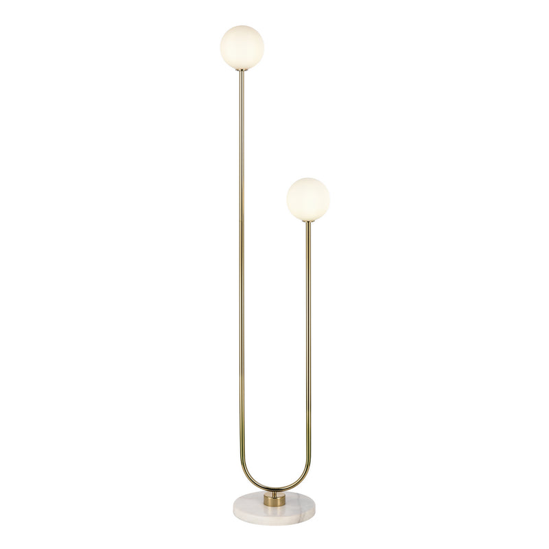 ELK Home H0019-9514 LED Floor Lamp, Satin Gold Finish-LightingWellCo