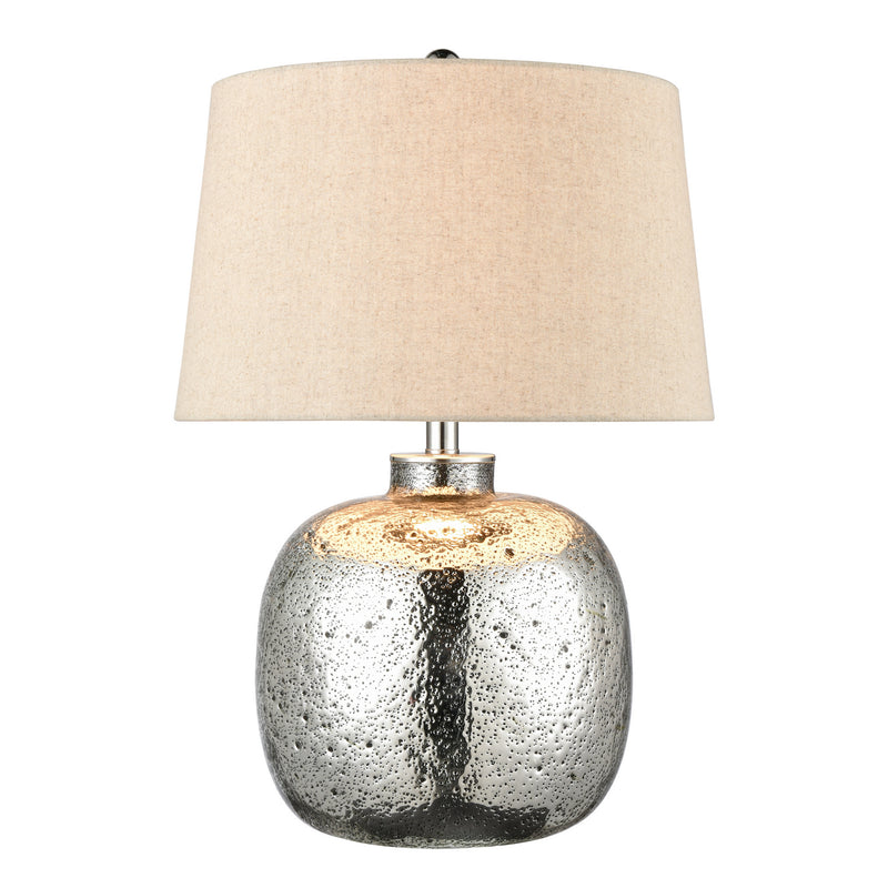 ELK Home S0019-7980 One Light Table Lamp, Silver Mercury Finish-LightingWellCo