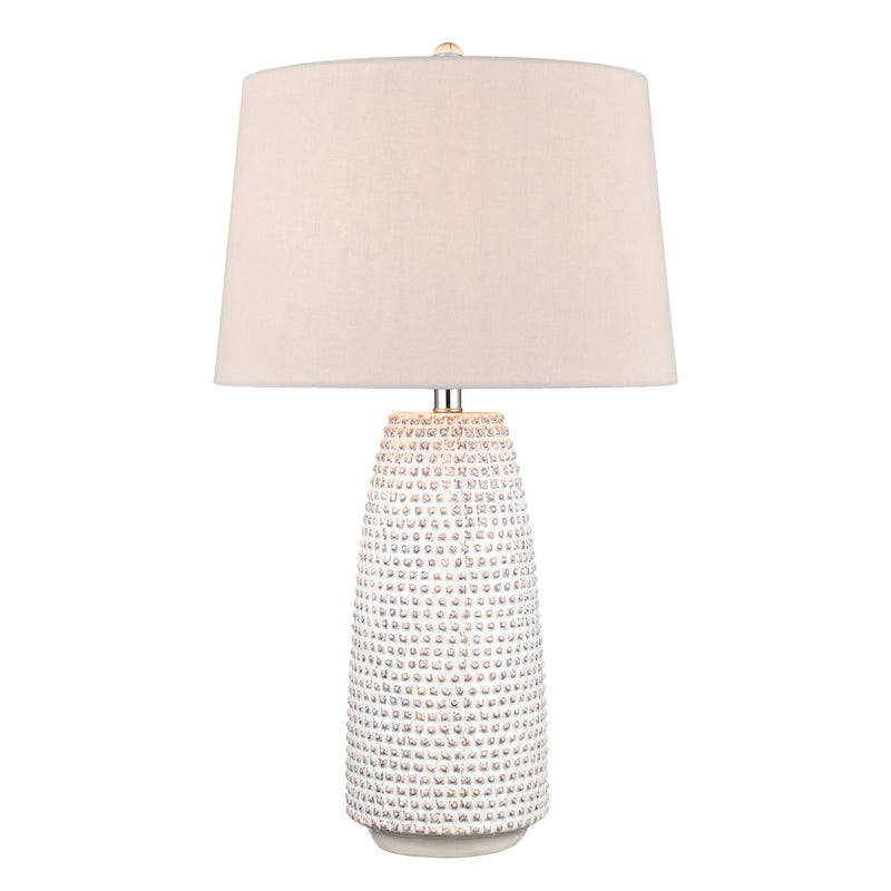 ELK Home S0019-8028 One Light Table Lamp, White Finish-LightingWellCo