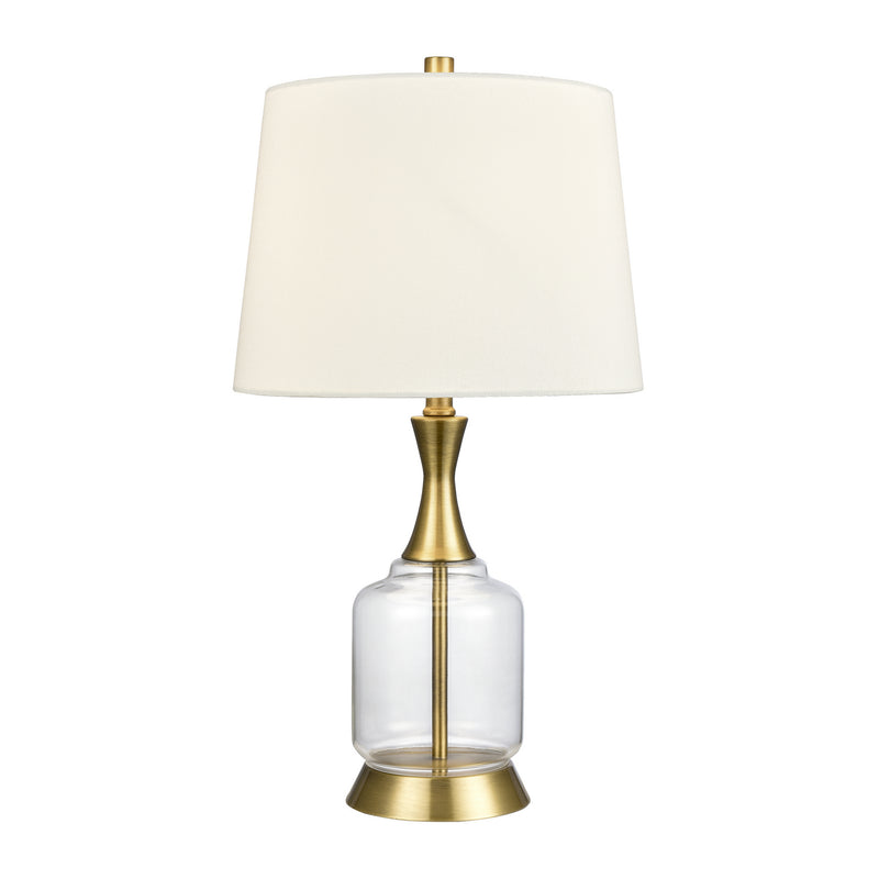ELK Home S0019-9486 One Light Table Lamp, Clear Finish-LightingWellCo