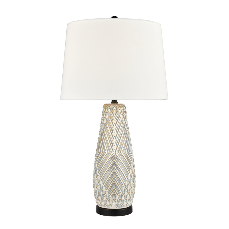 ELK Home S0019-9491 One Light Table Lamp, Gray Finish-LightingWellCo