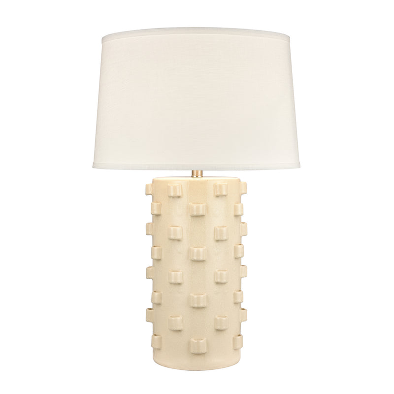 ELK Home S0019-9496 One Light Table Lamp, Cream Finish-LightingWellCo