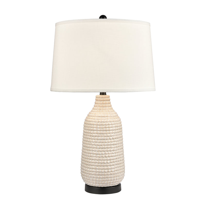 ELK Home S0019-9503 One Light Table Lamp, Cream Finish-LightingWellCo