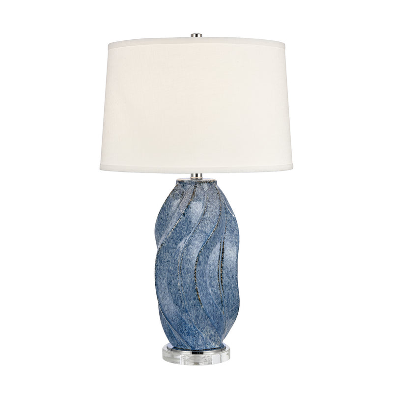 ELK Home S0019-9538 Table Lamp, Blue Glazed Finish-LightingWellCo