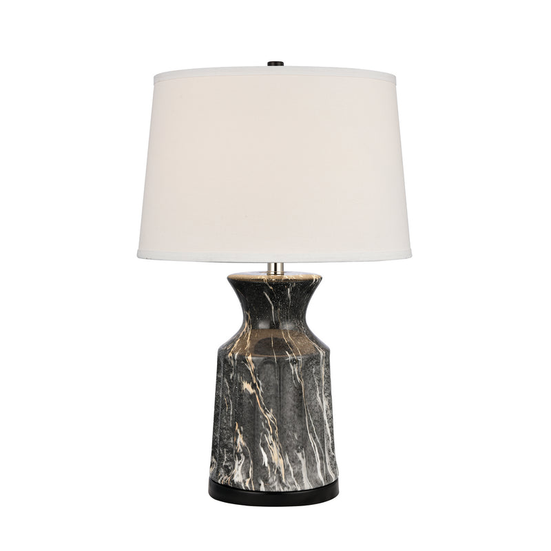 ELK Home S0019-9549 Table Lamp, Black Marbleized Finish-LightingWellCo