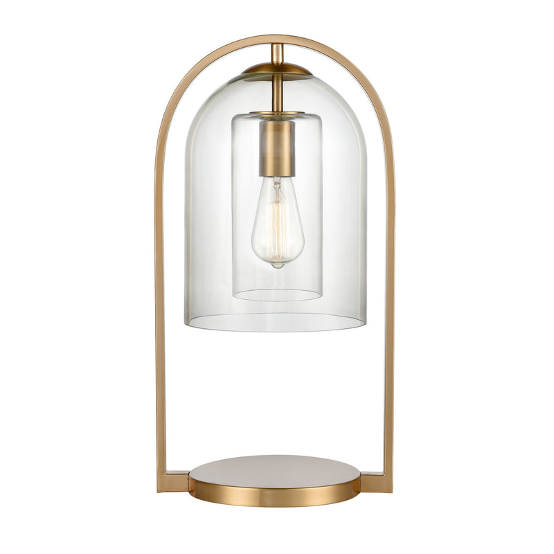 ELK Home S0019-9579 One Light Table Lamp, Aged Brass Finish-LightingWellCo