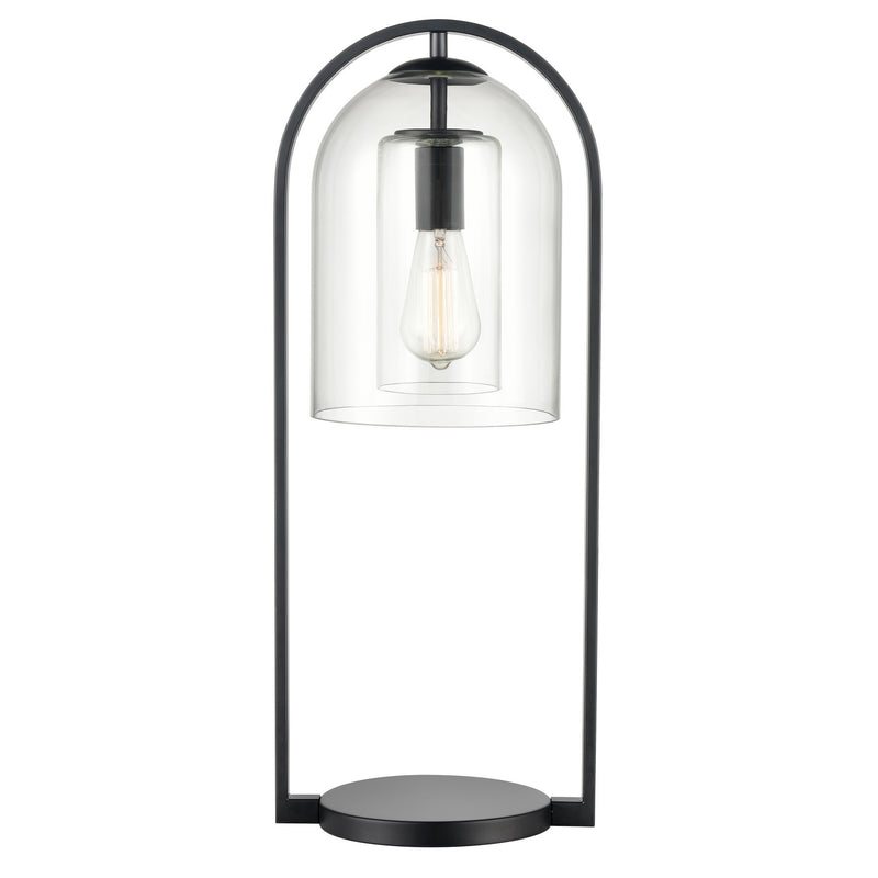 ELK Home S0019-9580 One Light Table Lamp, Matte Black Finish-LightingWellCo