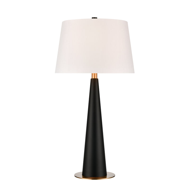 ELK Home S0019-9586 One Light Table Lamp, Matte Black Finish-LightingWellCo