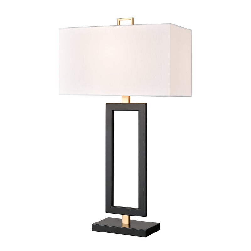 ELK Home S0019-9587 One Light Table Lamp, Matte Black Finish-LightingWellCo