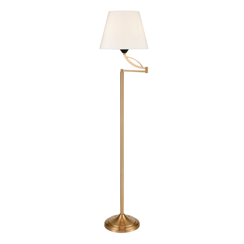 ELK Home S0019-9603 One Light Floor Lamp, Aged Brass Finish-LightingWellCo