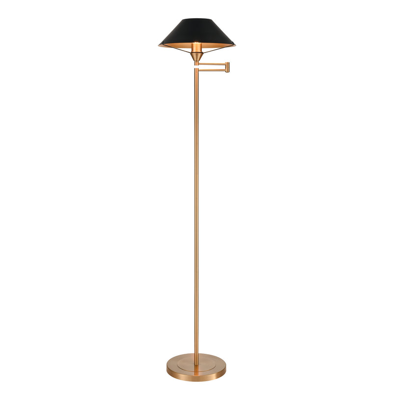 ELK Home S0019-9605 One Light Floor Lamp, Aged Brass Finish-LightingWellCo