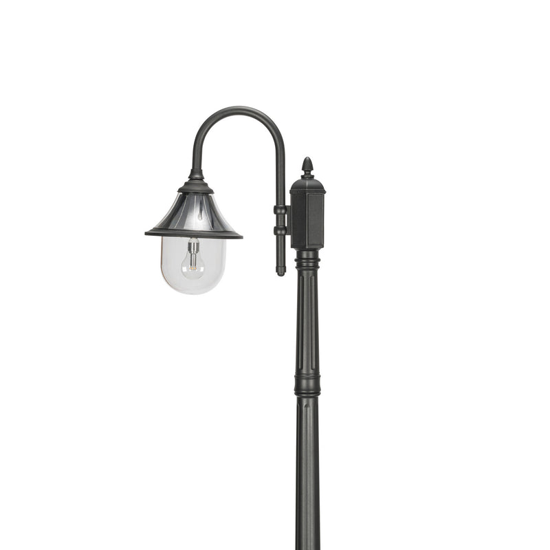 Gama Sonic 123BM50001 One Light Post Mount, Black-LightingWellCo