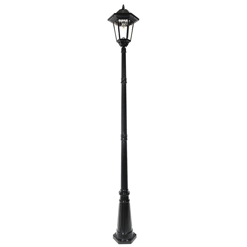 Gama Sonic 99B001 One Light Post Mount, Black-LightingWellCo