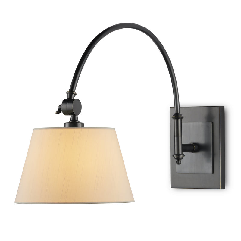 Currey and Company 5000-0209 One Light Wall Sconce, Oil Rubbed Bronze Finish-LightingWellCo