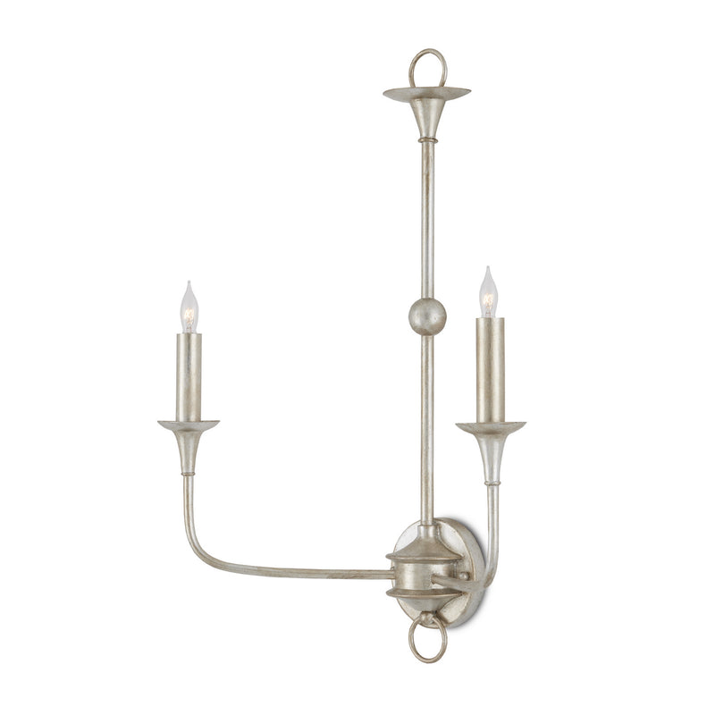 Currey and Company 5000-0218 Two Light Wall Sconce, Champagne Finish-LightingWellCo