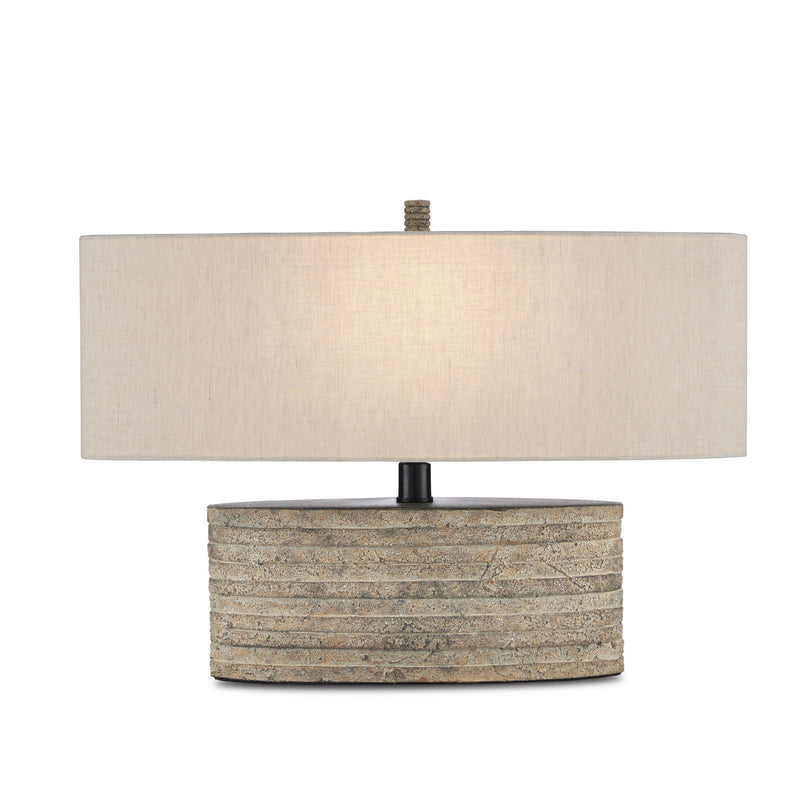 Currey and Company 6000-0858 One Light Table Lamp, Rustic Finish-LightingWellCo