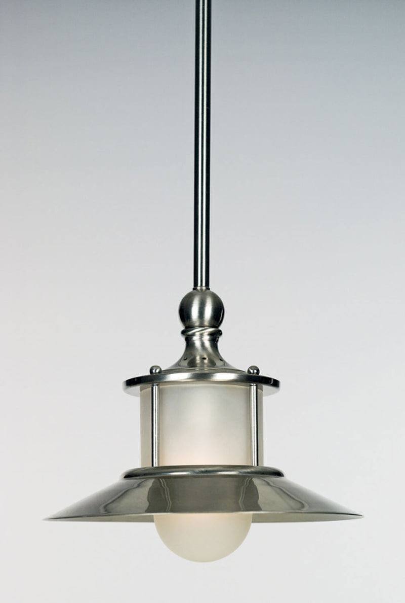 Quoizel NA1510BN One Light Mini Pendant, Brushed Nickel Finish - LightingWellCo