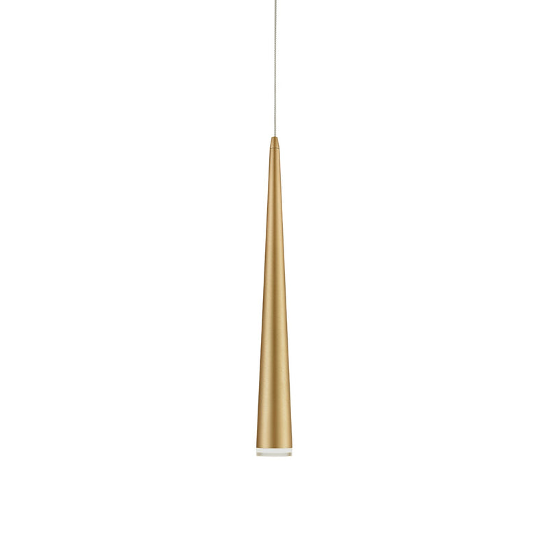 Kuzco Lighting 401215BG-LED LED Pendant, Brushed Gold Finish-LightingWellCo