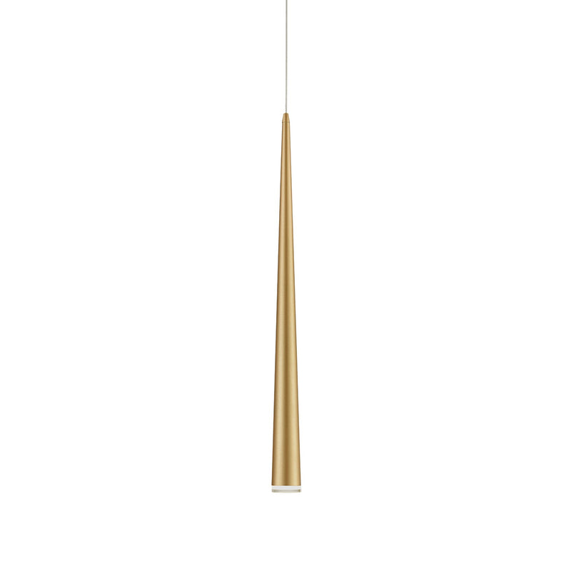 Kuzco Lighting 401216BG-LED LED Pendant, Brushed Gold Finish-LightingWellCo
