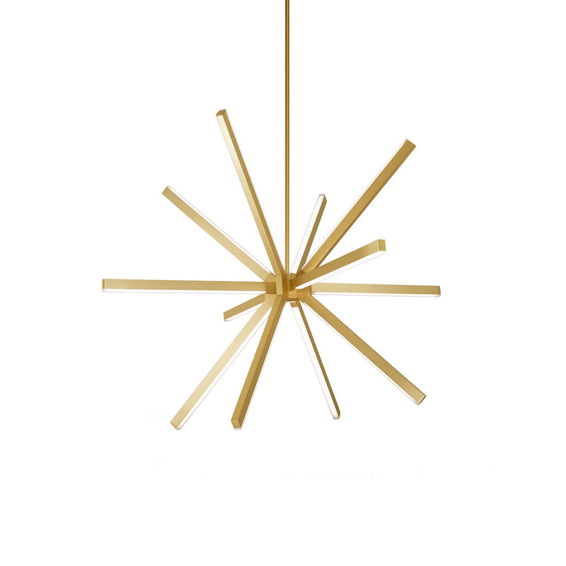 Kuzco Lighting CH14348-BG LED Chandelier, Brushed Gold Finish-LightingWellCo