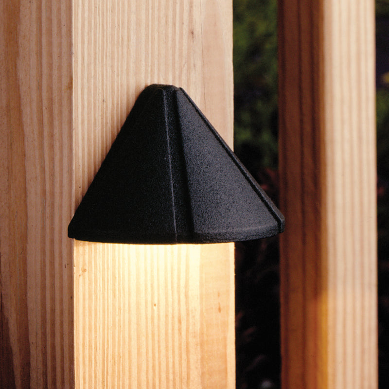 Kichler 15065BKT One Light Landscape Deck, Textured Black Finish - LightingWellCo