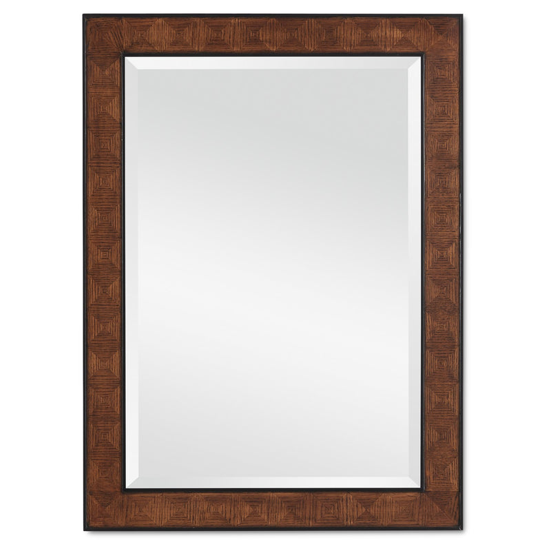 Currey and Company 1000-0143 Mirror, Kona/Black/Mirror Finish-LightingWellCo