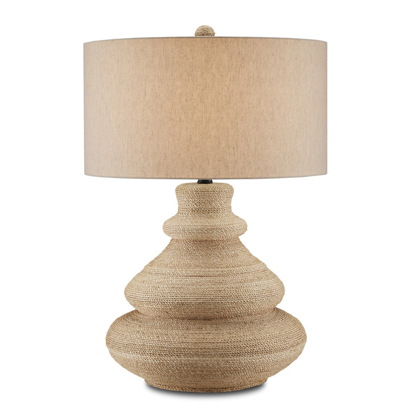 Currey and Company 6000-0846 One Light Table Lamp, Natural Finish-LightingWellCo