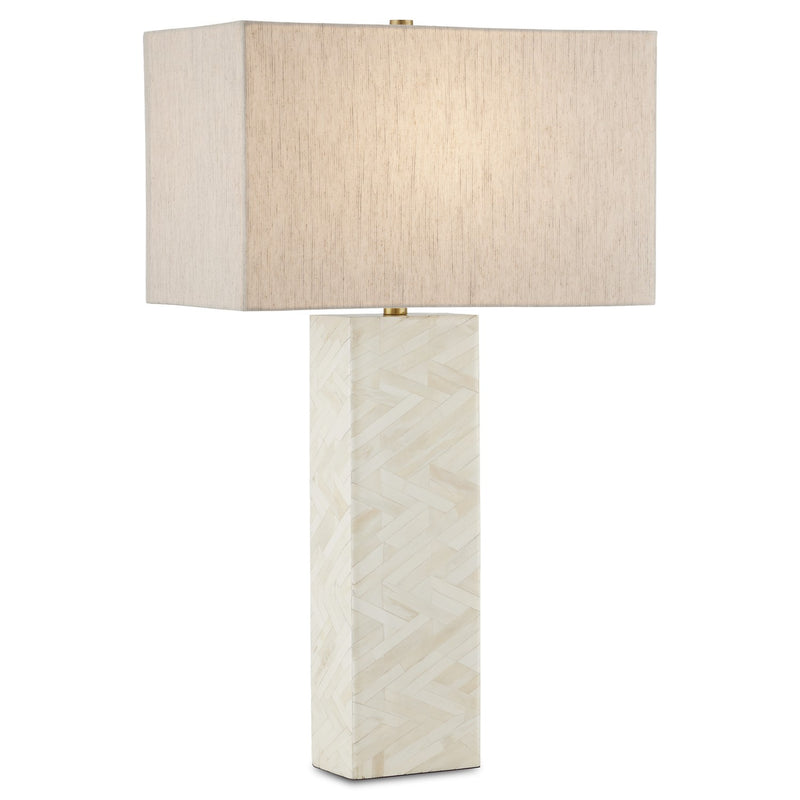 Currey and Company 6000-0867 One Light Table Lamp, Natural Finish-LightingWellCo