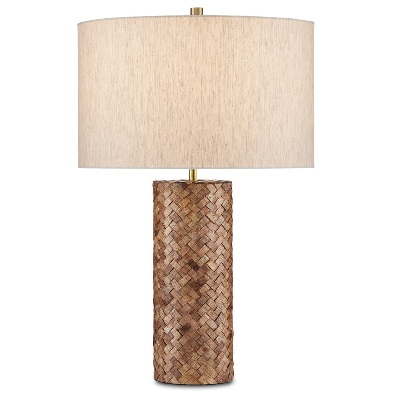 Currey and Company 6000-0883 One Light Table Lamp, Natural Finish-LightingWellCo