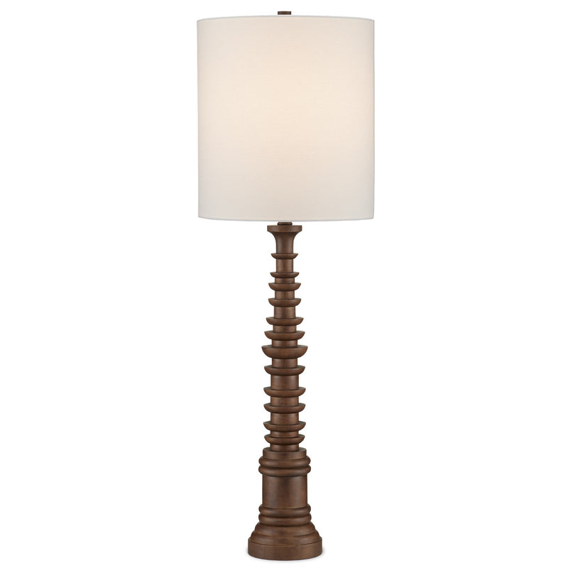 Currey and Company 6000-0897 One Light Table Lamp, Natural Finish-LightingWellCo
