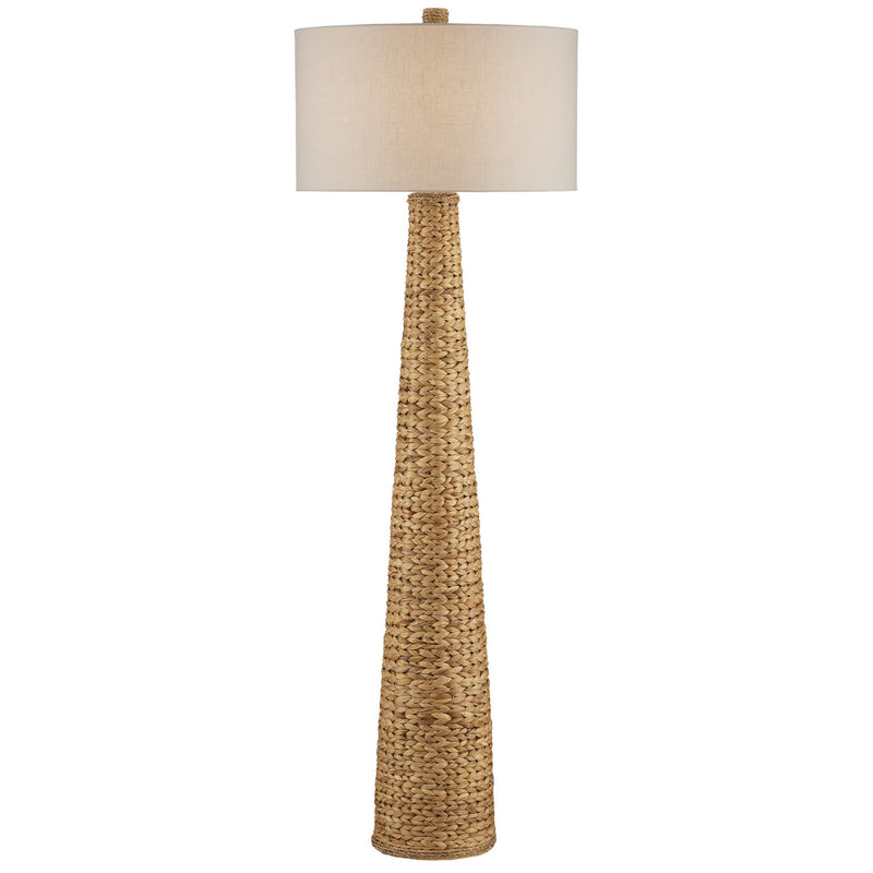 Currey and Company 8000-0138 One Light Floor Lamp, Natural Finish-LightingWellCo
