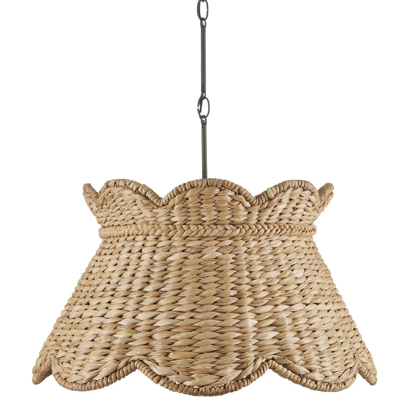 Currey and Company 9000-1115 One Light Pendant, Natural Finish-LightingWellCo