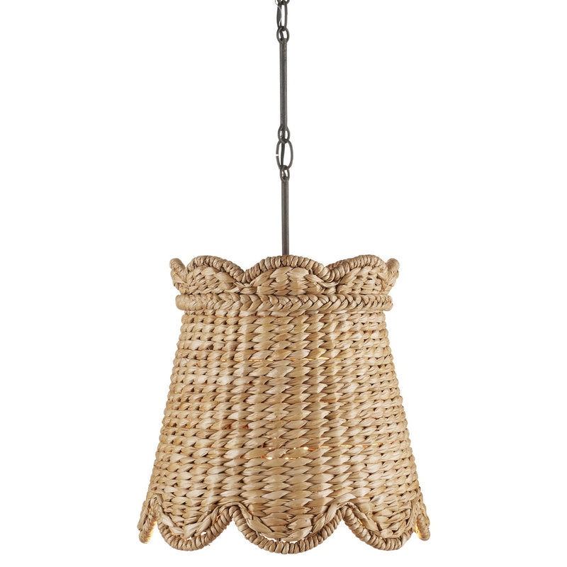 Currey and Company 9000-1117 One Light Pendant, Natural Finish-LightingWellCo