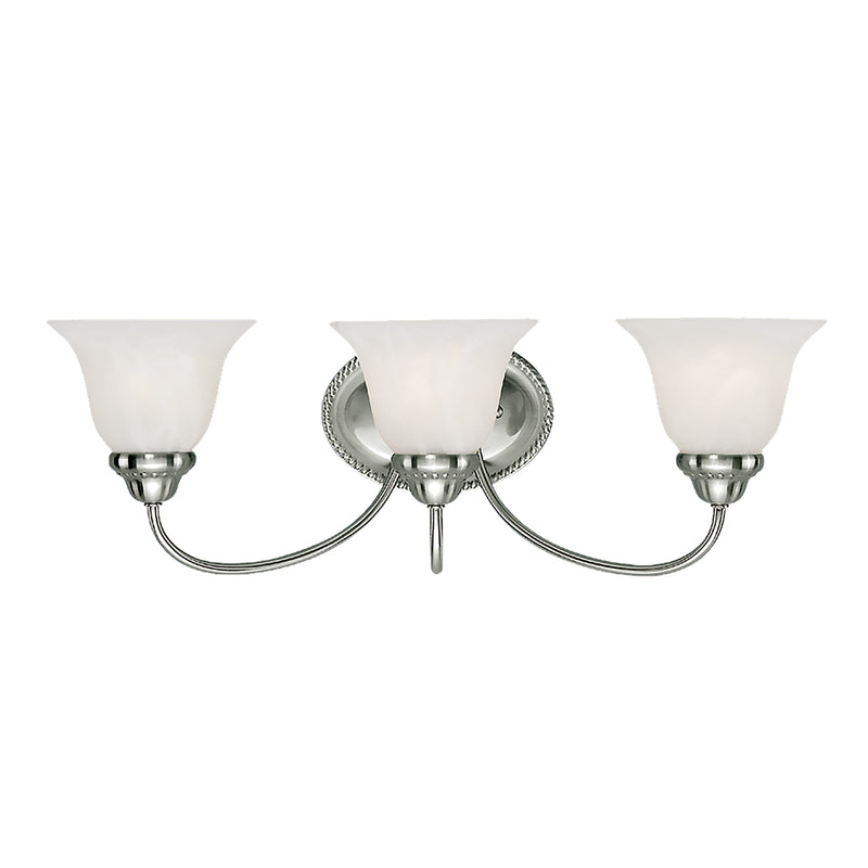 Millennium 413-SN Three Light Vanity, Satin Nickel Finish - LightingWellCo
