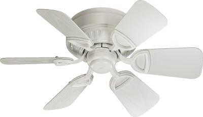 Quorum 151306-8 Medallion Patio 30 Inch Studio White Blades Outdoor Ceiling Fan - LightingWellCo