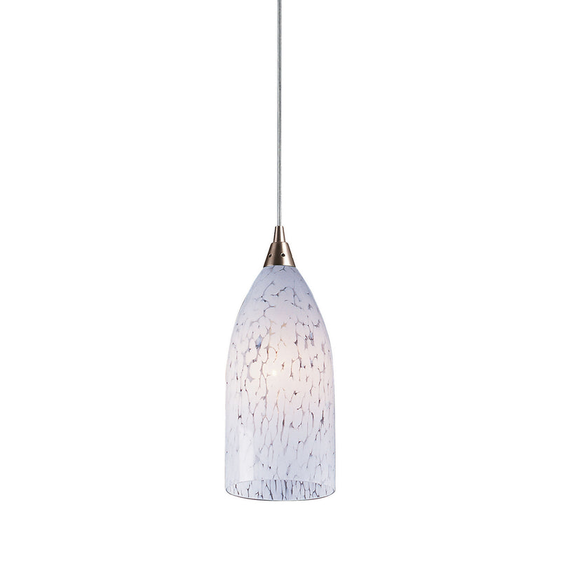 ELK Home 502-1SW One Light Mini Pendant, Satin Nickel Finish-LightingWellCo