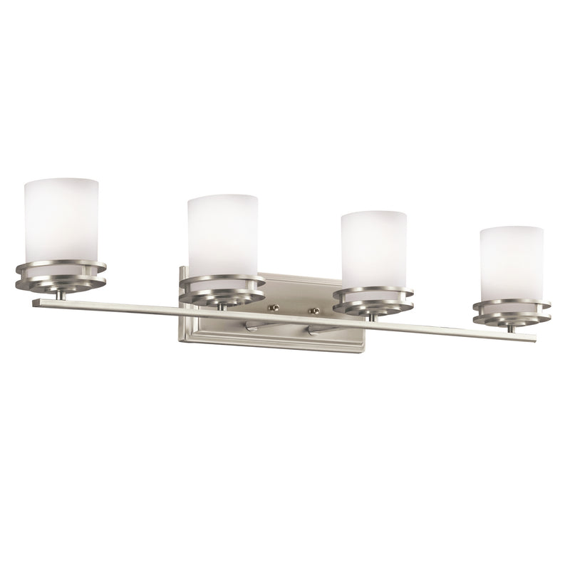 Kichler 5079NI Four Light Bath, Brushed Nickel Finish - LightingWellCo