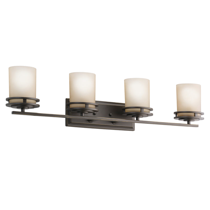 Kichler 5079OZ Four Light Bath, Olde Bronze Finish - LightingWellCo