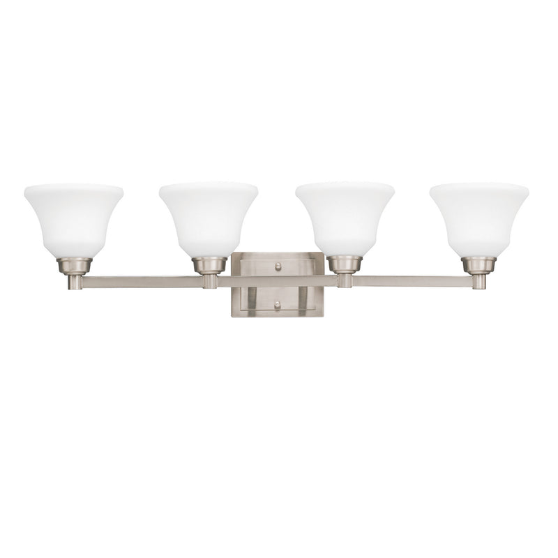 Kichler 5391NI Four Light Bath, Brushed Nickel Finish - LightingWellCo