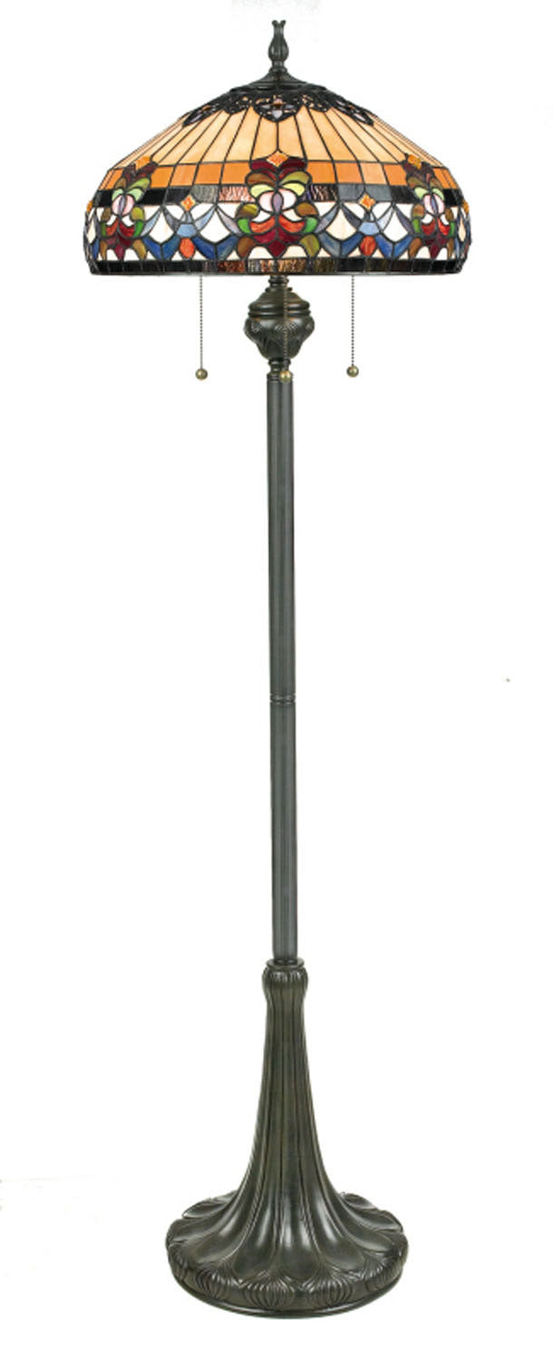Quoizel TFBF9362VB Three Light Floor Lamp, Vintage Bronze Finish - LightingWellCo
